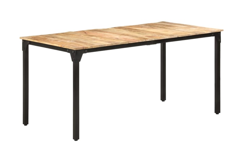 Matbord 160x80x76 cm grovt mangoträ - Brun - Möbler - Bord & matgrupper - Matbord & köksbord