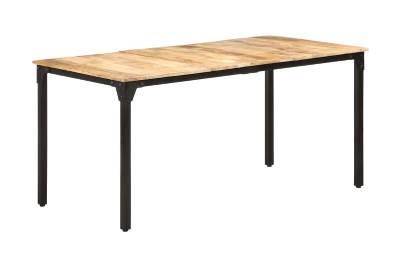 Matbord 160x80x76 cm grovt mangoträ - Brun - Möbler - Bord & matgrupper - Matbord & köksbord