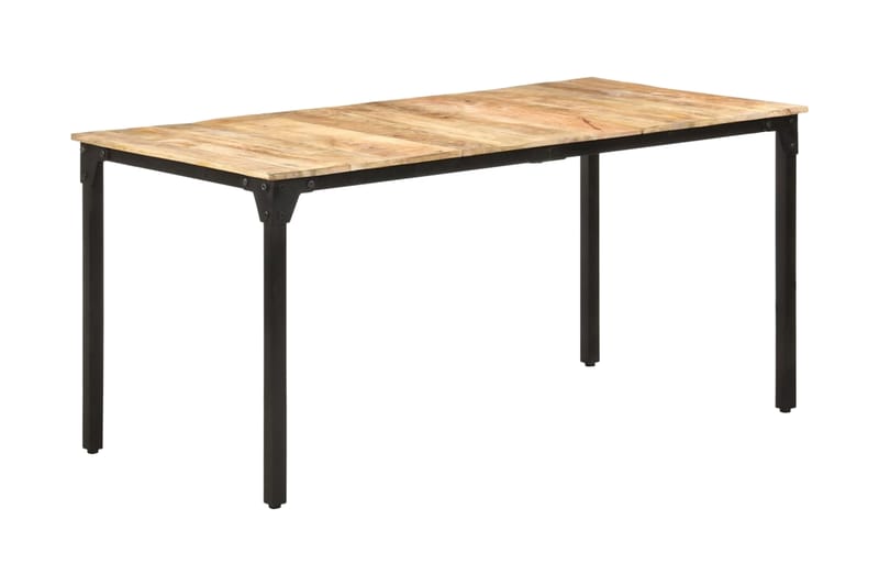 Matbord 160x80x76 cm grovt mangoträ - Brun - Möbler - Bord & matgrupper - Matbord & köksbord