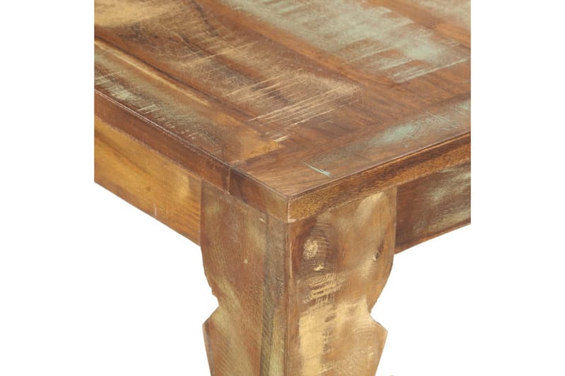 Matbord 160x80x76 cm massivt återvunnet trä - Brun - Matbord & köksbord