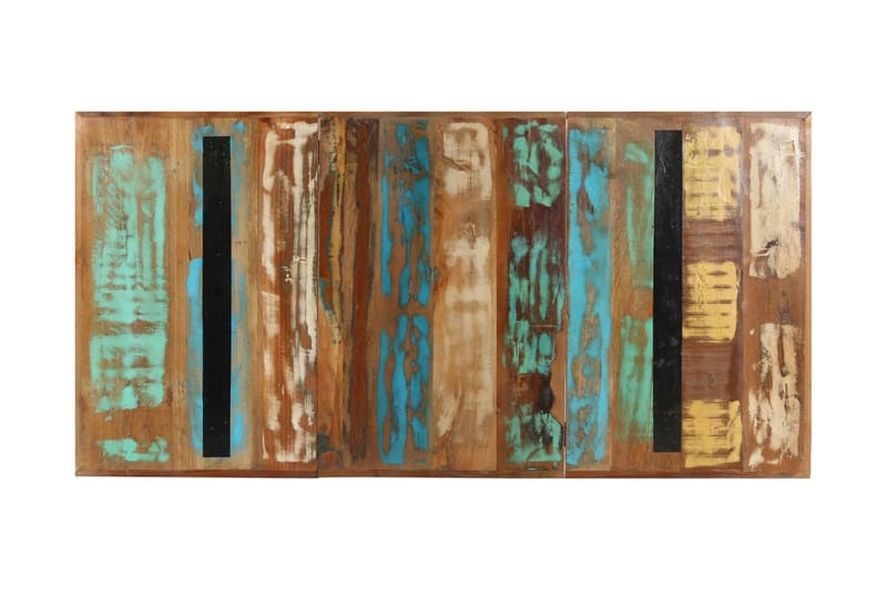 Matbord 160x80x76 cm massivt återvunnet trä - Flerfärgad - Möbler - Bord & matgrupper - Matbord & köksbord