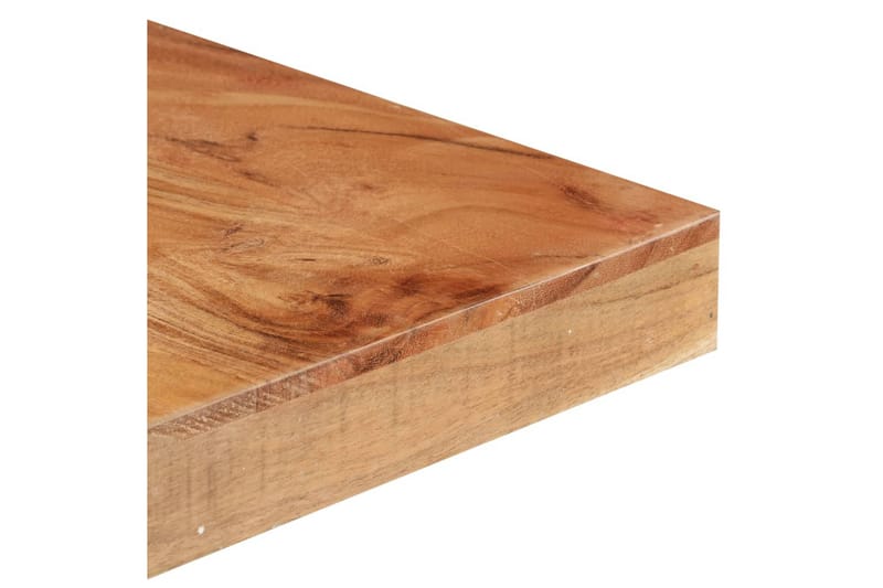 Matbord 160x80x76 cm massivt akaciaträ - Svart - Möbler - Bord & matgrupper - Matbord & köksbord