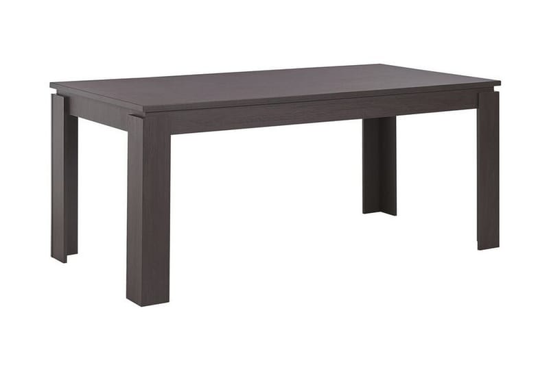 Matbord 180 x 90 cm mörkträ VITON - Grå - Matbord & köksbord - Klaffbord & Hopfällbart bord