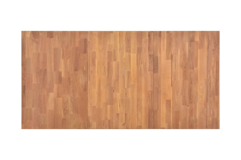 Matbord 180x90x74 cm massivt ekträ - Grå - Möbler - Bord & matgrupper - Matbord & köksbord