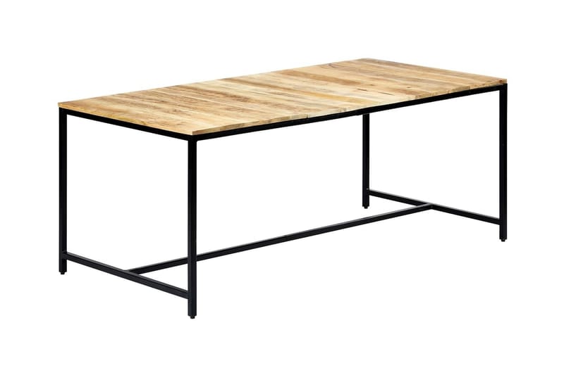 Matbord 180x90x75 cm massivt grovt mangoträ - Brun - Möbler - Bord & matgrupper - Matbord & köksbord