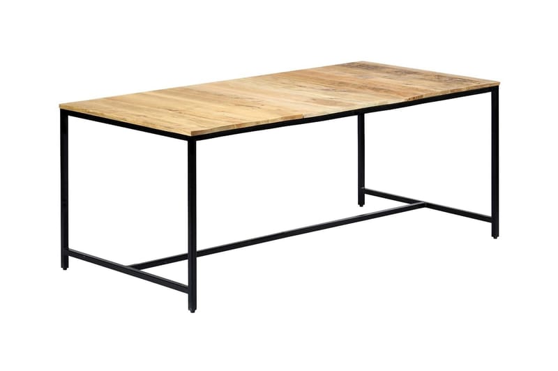 Matbord 180x90x75 cm massivt grovt mangoträ - Brun - Möbler - Bord & matgrupper - Matbord & köksbord