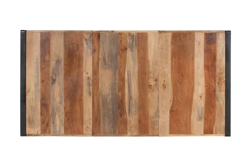 Matbord 180x90x75 cm massivt trä med sheshamfinish - Brun - Möbler - Bord & matgrupper - Matbord & köksbord