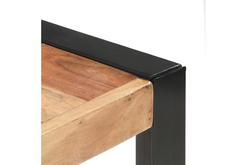 Matbord 180x90x75 cm massivt trä med sheshamfinish - Brun - Möbler - Bord & matgrupper - Matbord & köksbord
