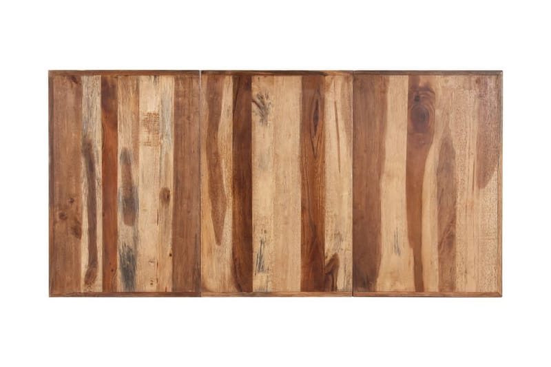 Matbord 180x90x75 cm massivt trä med sheshamfinish - Brun - Möbler - Bord & matgrupper - Matbord & köksbord
