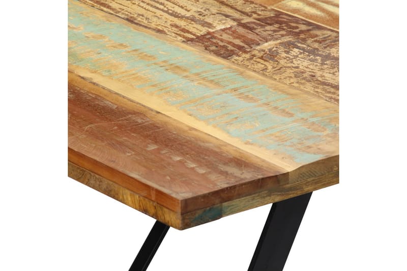 Matbord 180x90x76 cm massivt återvunnet trä - Flerfärgad - Möbler - Bord & matgrupper - Matbord & köksbord