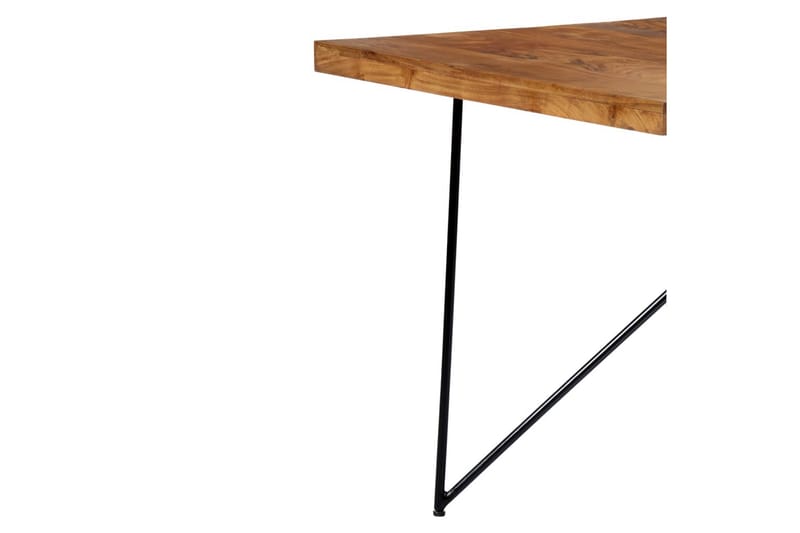 Matbord 180x90x76 cm massivt akaciaträ - Brun - Möbler - Bord & matgrupper - Matbord & köksbord