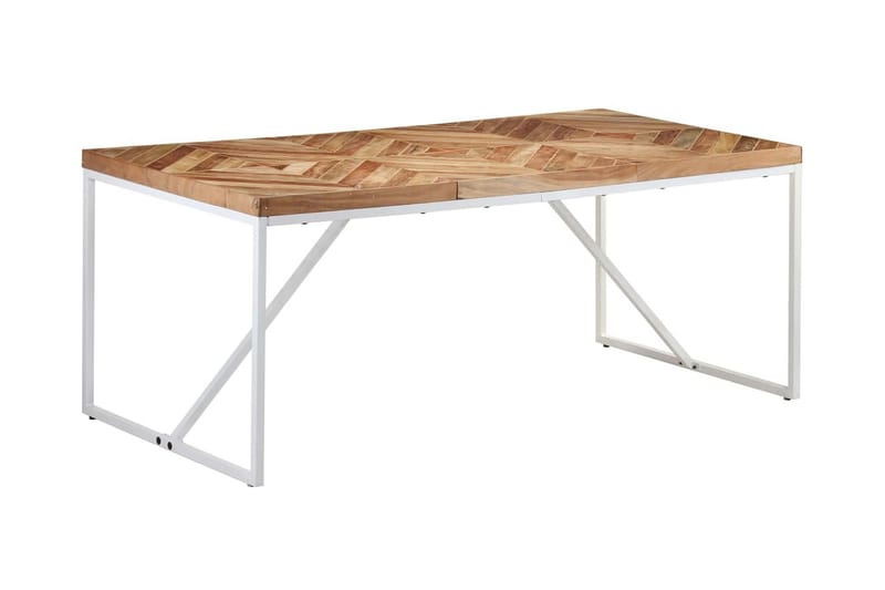 Matbord 180x90x76 cm massivt akaciaträ och mangoträ - Brun - Matbord & köksbord