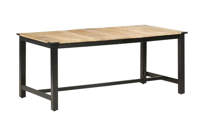 Matbord 180x90x76 cm massivt grovt mangoträ - Brun - Möbler - Bord & matgrupper - Matbord & köksbord