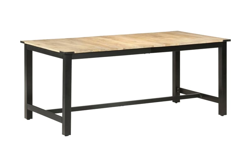 Matbord 180x90x76 cm massivt grovt mangoträ - Brun - Möbler - Bord & matgrupper - Matbord & köksbord