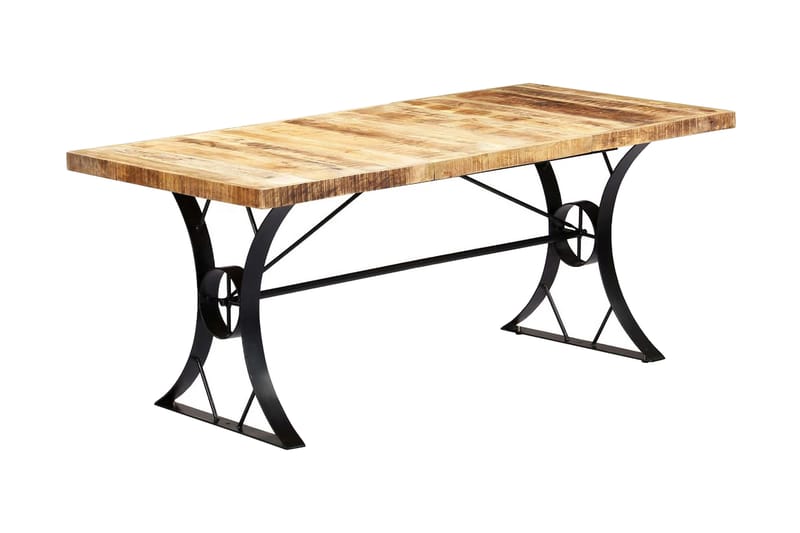 Matbord 180x90x76 cm massivt mangoträ - Brun - Möbler - Bord & matgrupper - Matbord & köksbord