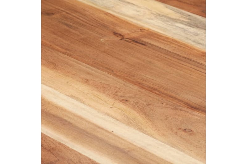 Matbord 200x100x75 cm massivt trä med sheshamfinish - Brun - Matbord & köksbord