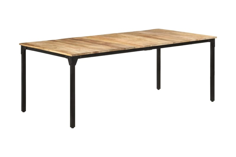 Matbord 200x100x76 cm grovt mangoträ - Brun - Möbler - Bord & matgrupper - Matbord & köksbord