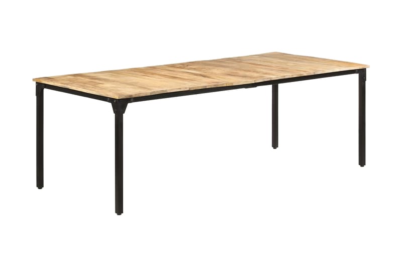 Matbord 220x100x76 cm grovt mangoträ - Brun - Möbler - Bord & matgrupper - Matbord & köksbord
