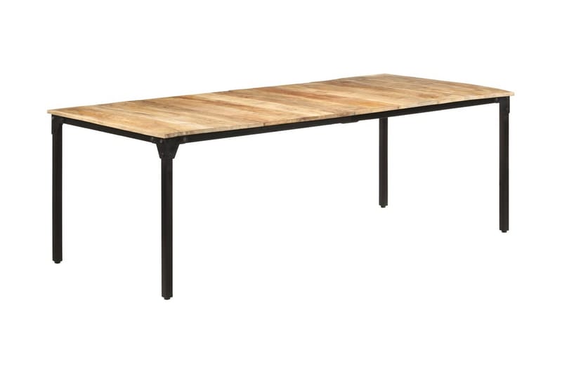 Matbord 220x100x76 cm grovt mangoträ - Brun - Möbler - Bord & matgrupper - Matbord & köksbord