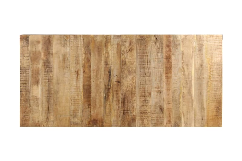 Matbord 220x100x76 cm grovt mangoträ - Brun - Möbler - Bord & matgrupper - Matbord & köksbord