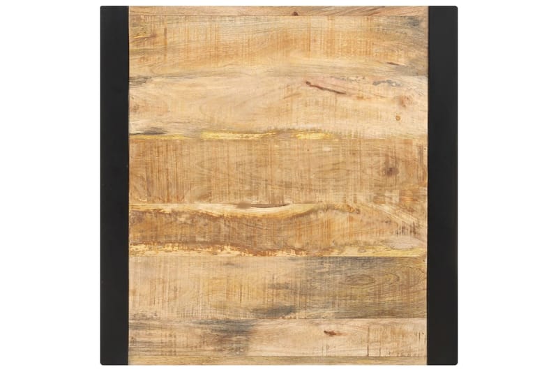 Matbord 60x60x75 cm massivt grovt mangoträ - Svart - Möbler - Bord & matgrupper - Matbord & köksbord