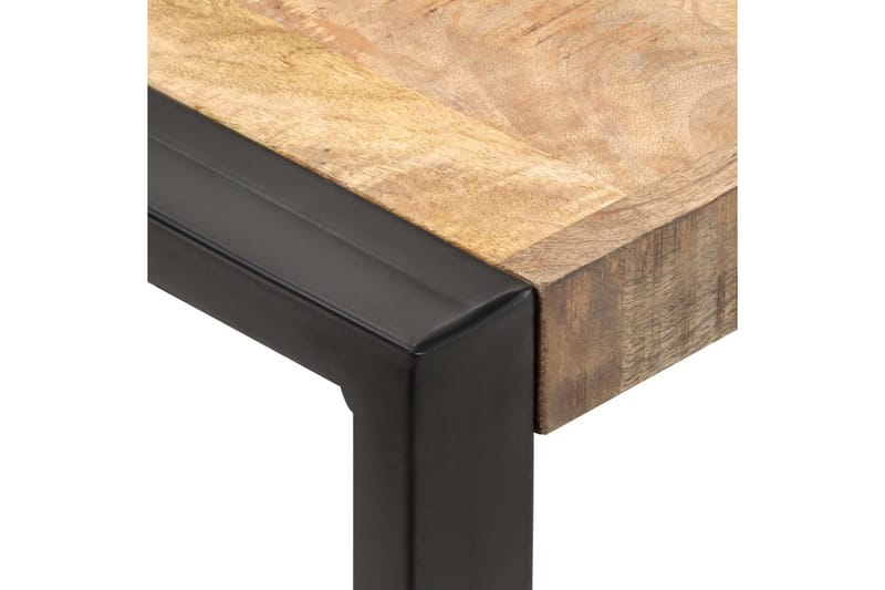 Matbord 60x60x75 cm massivt grovt mangoträ - Svart - Möbler - Bord & matgrupper - Matbord & köksbord