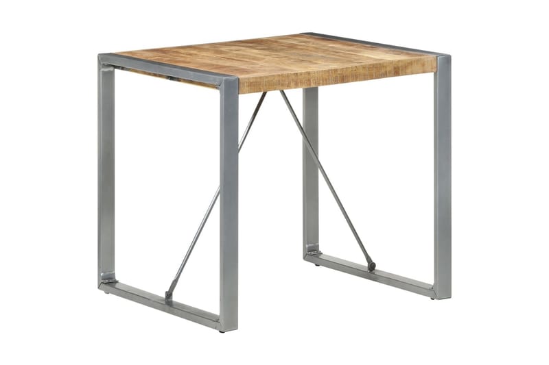 Matbord 80x80x75 cm grovt mangoträ - Brun - Möbler - Bord & matgrupper - Matbord & köksbord