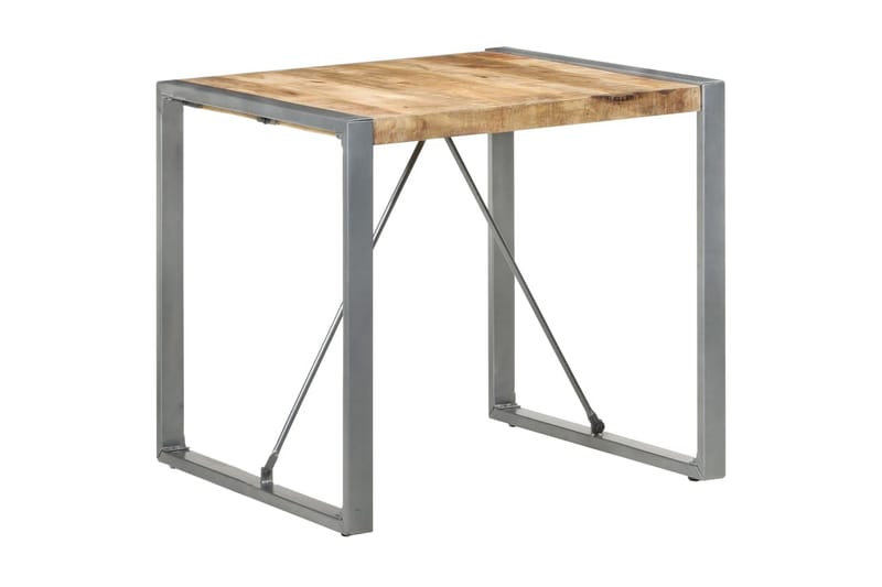 Matbord 80x80x75 cm grovt mangoträ - Brun - Möbler - Bord & matgrupper - Matbord & köksbord