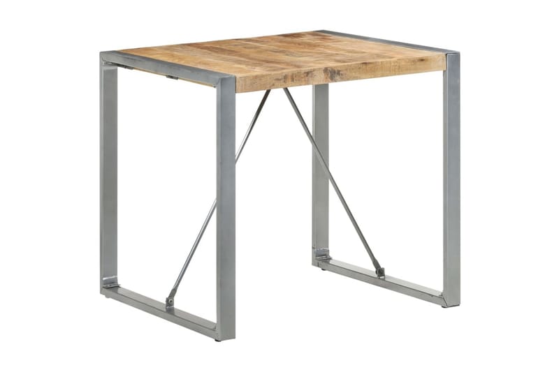 Matbord 80x80x75 cm grovt mangoträ - Brun - Möbler - Bord & matgrupper - Matbord & köksbord