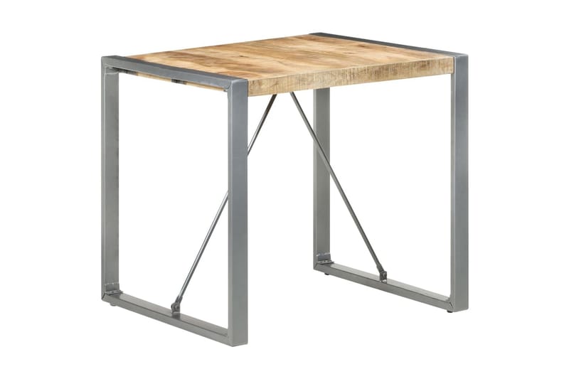 Matbord 80x80x75 cm grovt mangoträ - Brun - Möbler - Bord & matgrupper - Matbord & köksbord