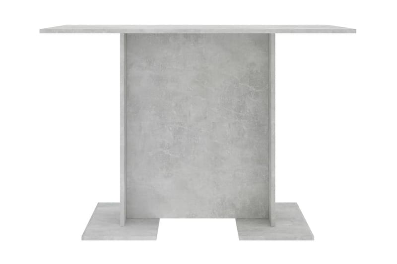Matbord betonggrå 110x60x75 cm spånskiva - Grå - Möbler - Bord & matgrupper - Matbord & köksbord