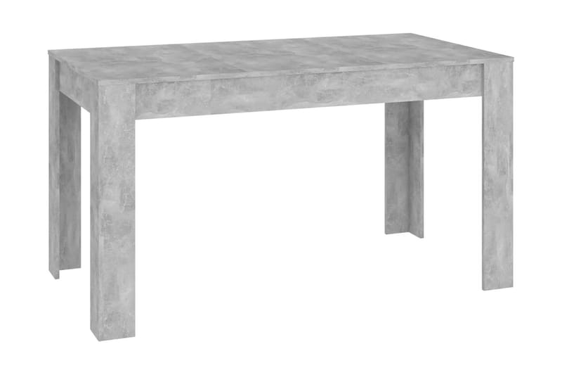Matbord betonggrå 140x74,5x76 cm spånskiva - Grå - Möbler - Bord & matgrupper - Matbord & köksbord
