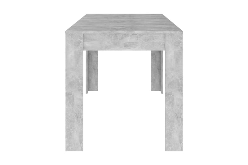 Matbord betonggrå 140x74,5x76 cm spånskiva - Grå - Matbord & köksbord