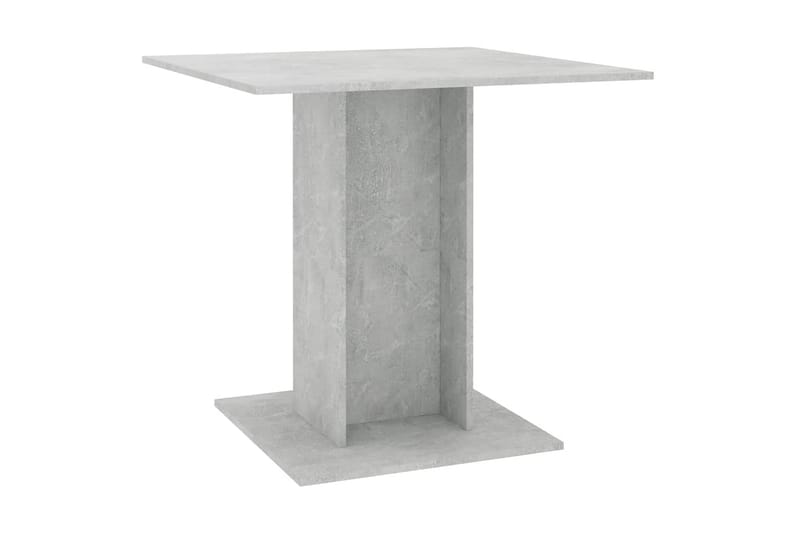 Matbord betonggrå 80x80x75 cm spånskiva - Grå - Möbler - Bord & matgrupper - Matbord & köksbord