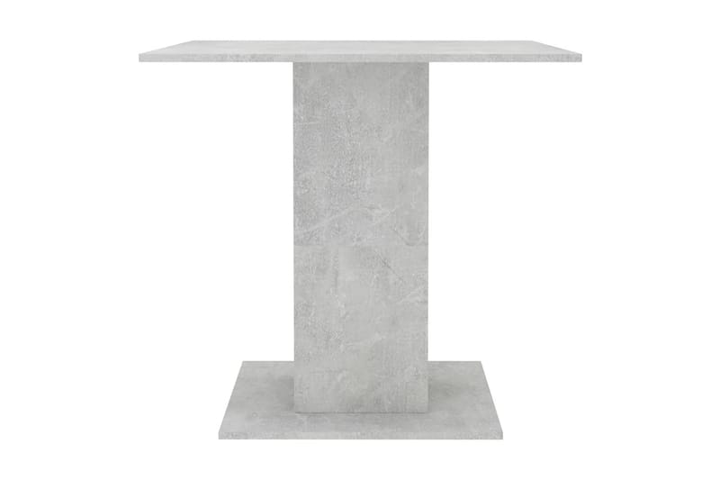 Matbord betonggrå 80x80x75 cm spånskiva - Grå - Möbler - Bord & matgrupper - Matbord & köksbord