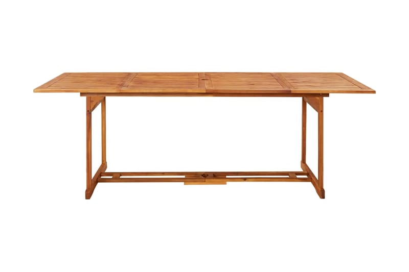 Matbord för trädgården 220x90x75 cm massiv akacia - Brun - Möbler - Bord & matgrupper - Matbord & köksbord