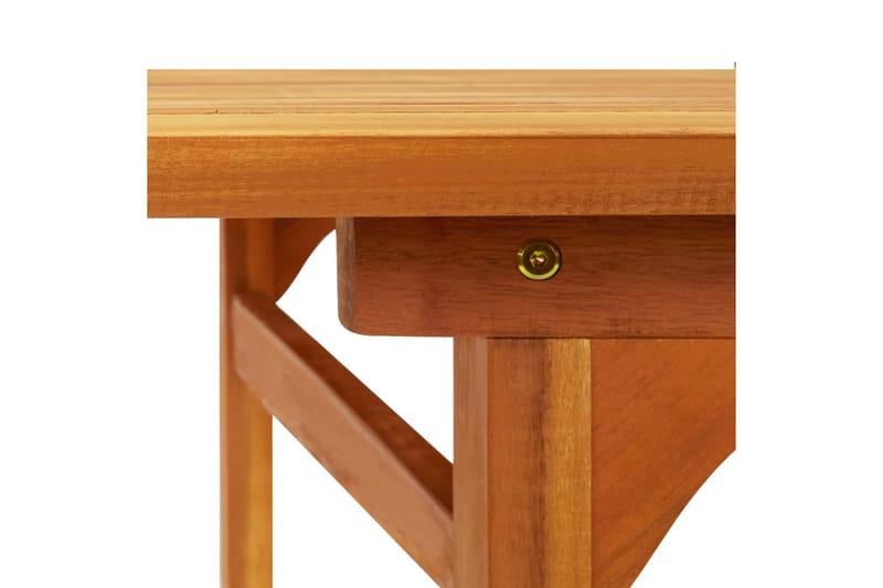 Matbord för trädgården 280x90x75 cm massiv akacia - Brun - Matbord & köksbord