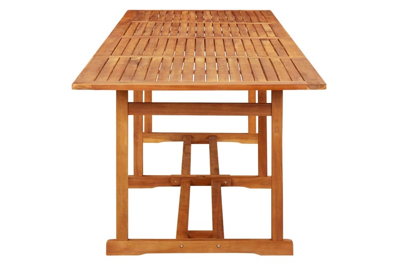 Matbord för trädgården 280x90x75 cm massiv akacia - Brun - Matbord & köksbord