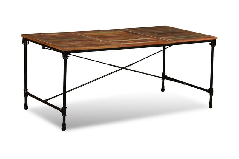 Matbord i massivt återvunnet trä 180 cm - Brun - Matbord & köksbord