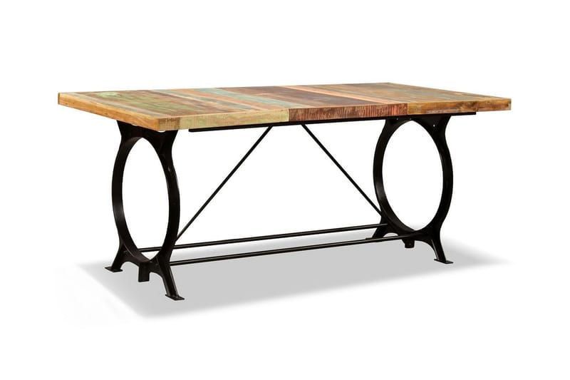 Matbord i massivt återvunnet trä 180 cm - Brun - Matbord & köksbord