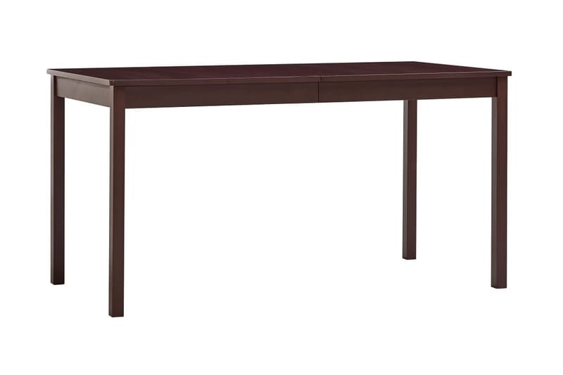 Matbord mörkbrun 140x70x73 cm furu - Brun - Möbler - Bord & matgrupper - Matbord & köksbord