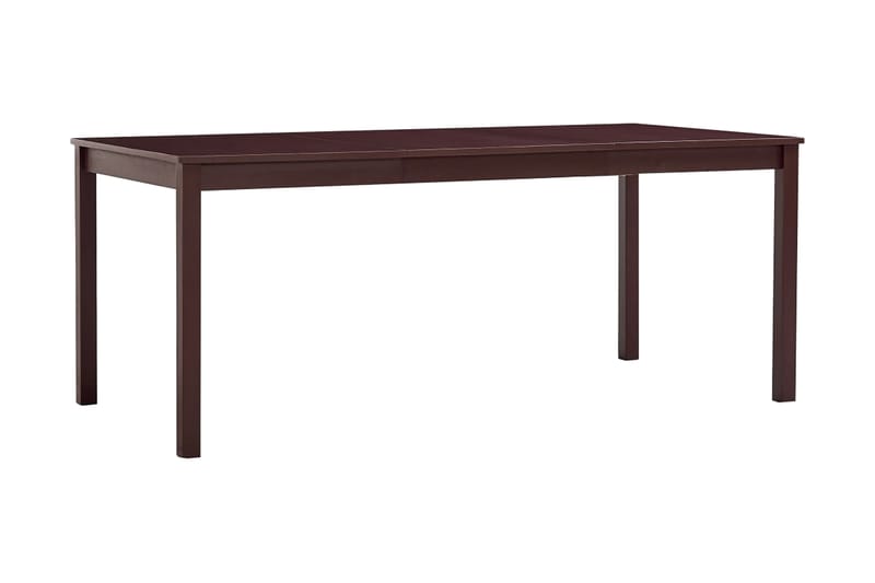 Matbord mörkbrun 180x90x73 cm furu - Brun - Möbler - Bord & matgrupper - Matbord & köksbord