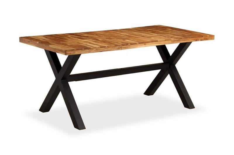 Matbord massivt akacia- och mangoträ 180x90x76 cm - Brun - Möbler - Bord & matgrupper - Matbord & köksbord