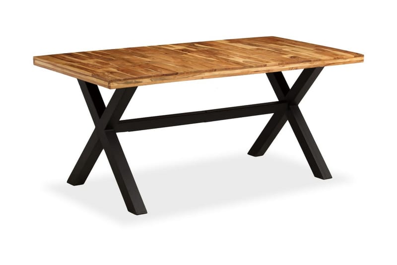 Matbord massivt akacia- och mangoträ 180x90x76 cm - Brun - Möbler - Bord & matgrupper - Matbord & köksbord