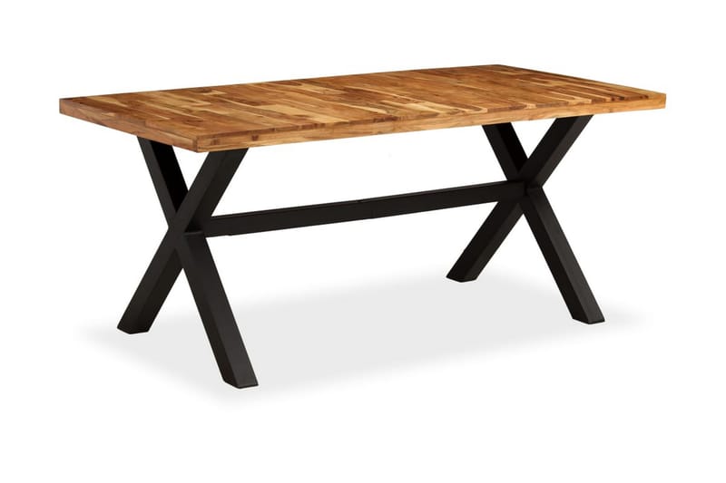 Matbord massivt akacia- och mangoträ 180x90x76 cm - Brun - Matbord & köksbord