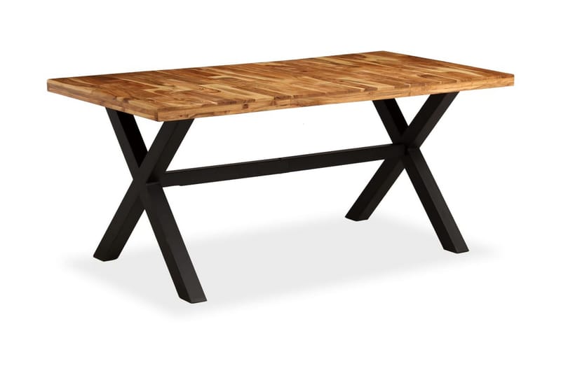 Matbord massivt akacia- och mangoträ 180x90x76 cm - Brun - Matbord & köksbord