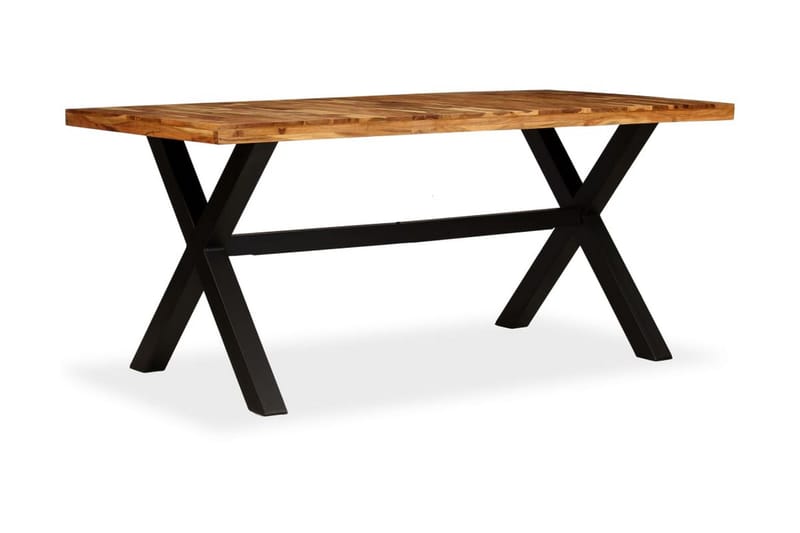Matbord massivt akacia- och mangoträ 180x90x76 cm - Brun - Möbler - Bord & matgrupper - Matbord & köksbord