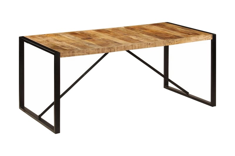 Matbord massivt grovt mangoträ 180 cm - Brun - Möbler - Bord & matgrupper - Matbord & köksbord