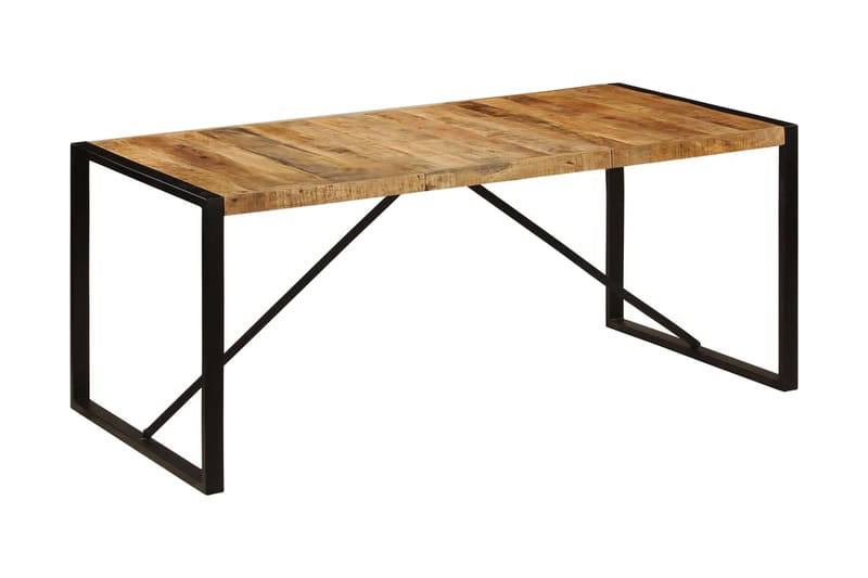 Matbord massivt grovt mangoträ 180 cm - Brun - Möbler - Bord & matgrupper - Matbord & köksbord