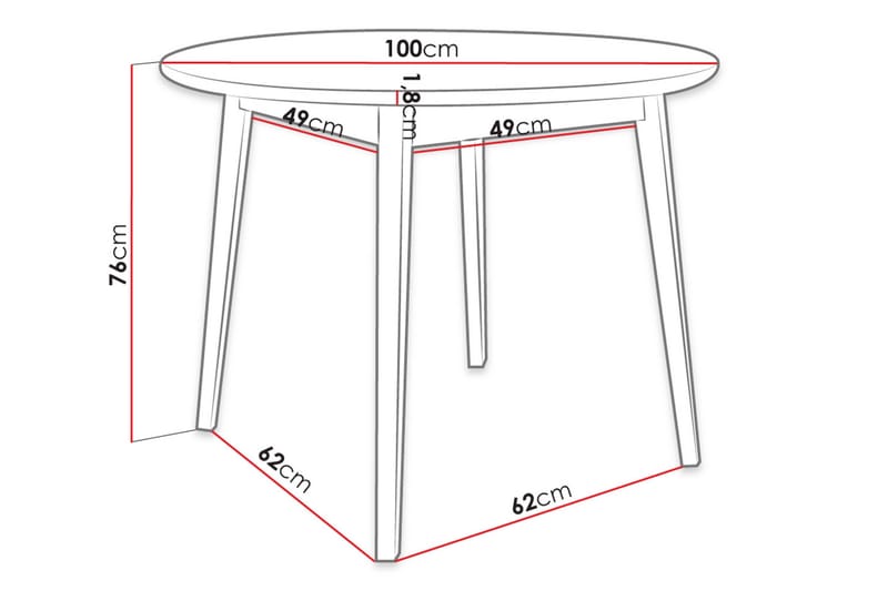 Matbord - Natur - Möbler - Bord & matgrupper - Matbord & köksbord